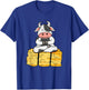 Meditating Cow Lover Yoga Lover Women Meditation T-Shirt - T-Shirt | Royal