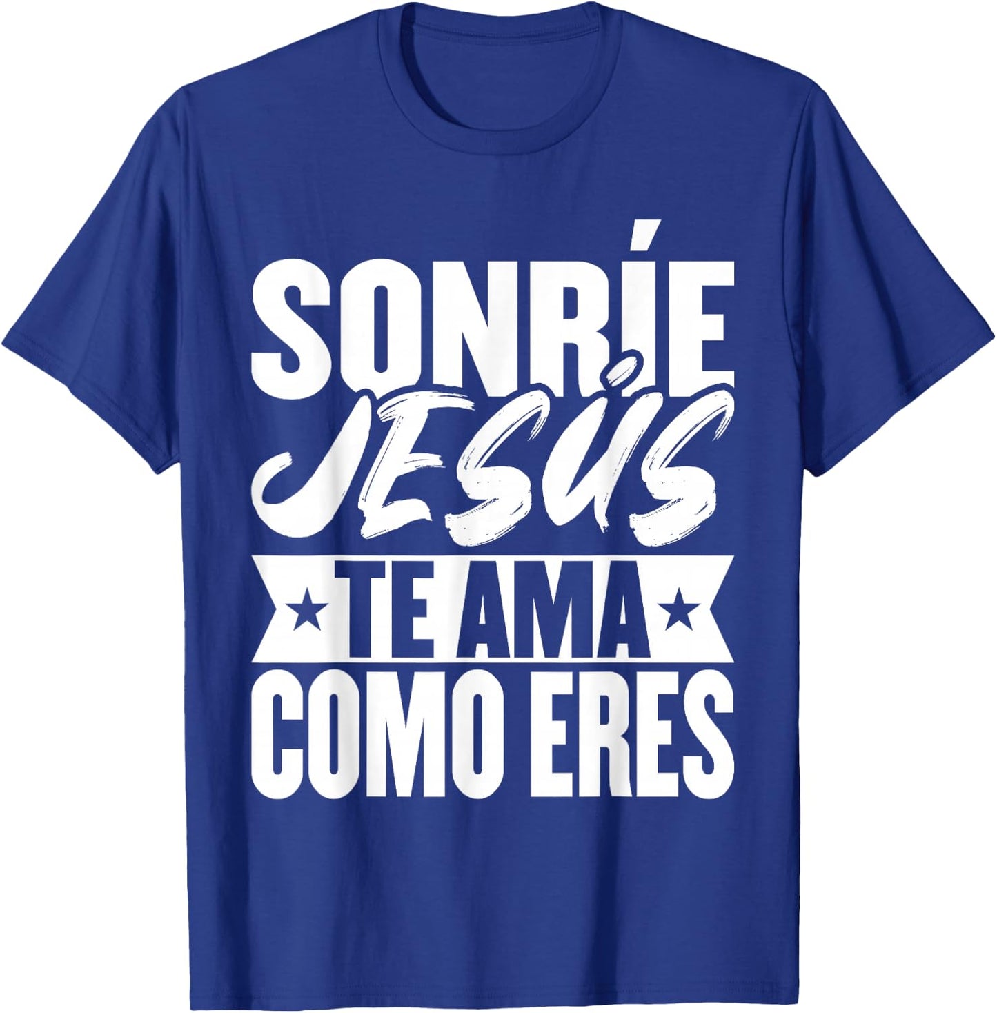 Camisetas Cristianas En Espanol Frases Biblia Jesús Te AMa T-Shirt - T-Shirt | Royal