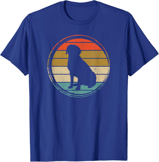 Black Yellow Chocolate Lab Vintage Labrador Men Women Kids T-Shirt - T-Shirt | Royal