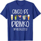 Cinco De Drinko Mayo Women Tip Your Bartender Funny Bar Work T-Shirt - T-Shirt | Royal