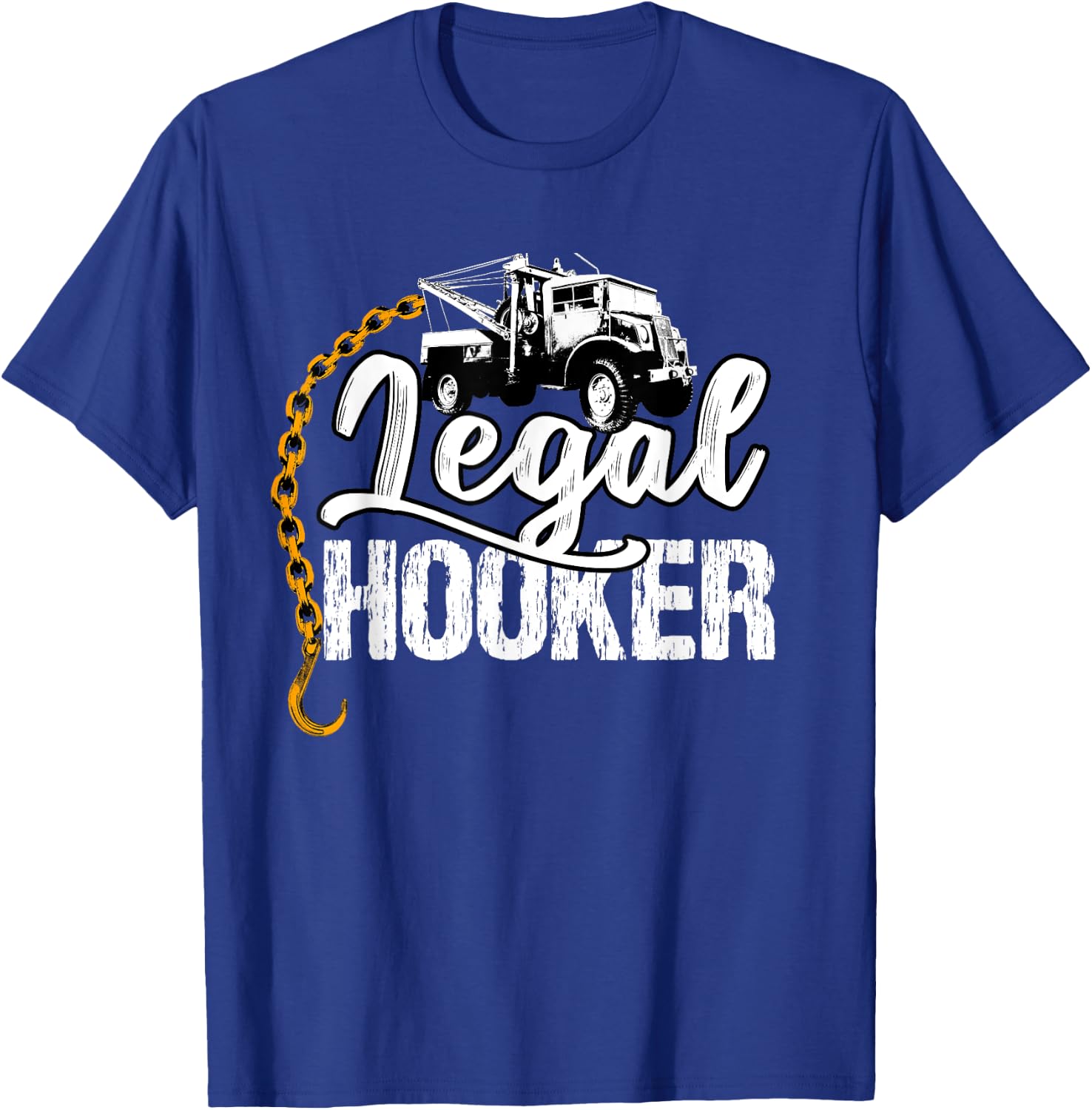 Abschleppwagenfahrer Geschenke Tow Truck Driver T-Shirt - T-Shirt | Royal