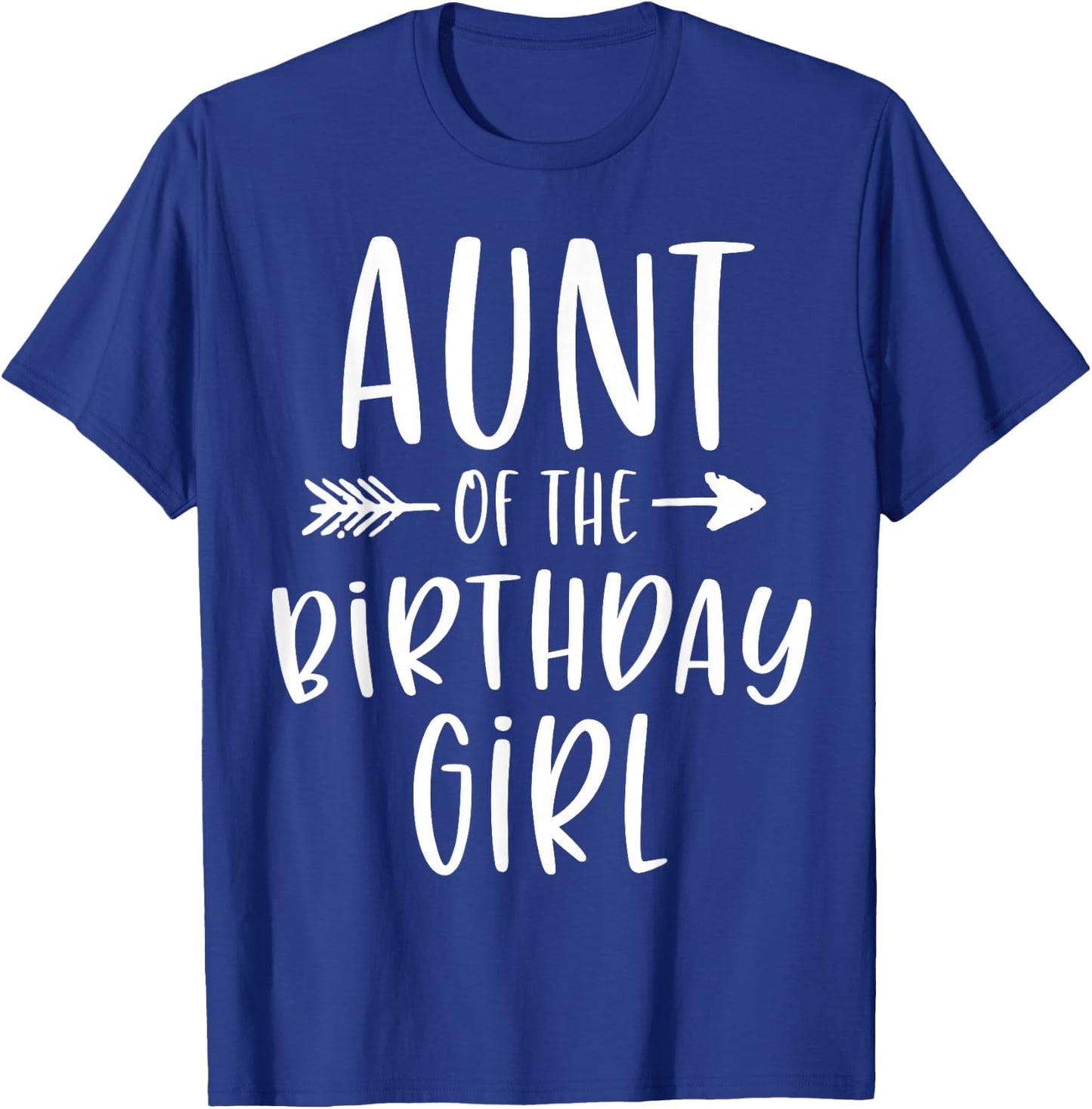 Aunt of the Birthday Girl Aunt and Niece Bday Party T-Shirt - T-Shirt | Royal