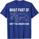 Funny HVAC Design Dad HVAC Installer Engineers Tech T-Shirt - T-Shirt | Royal