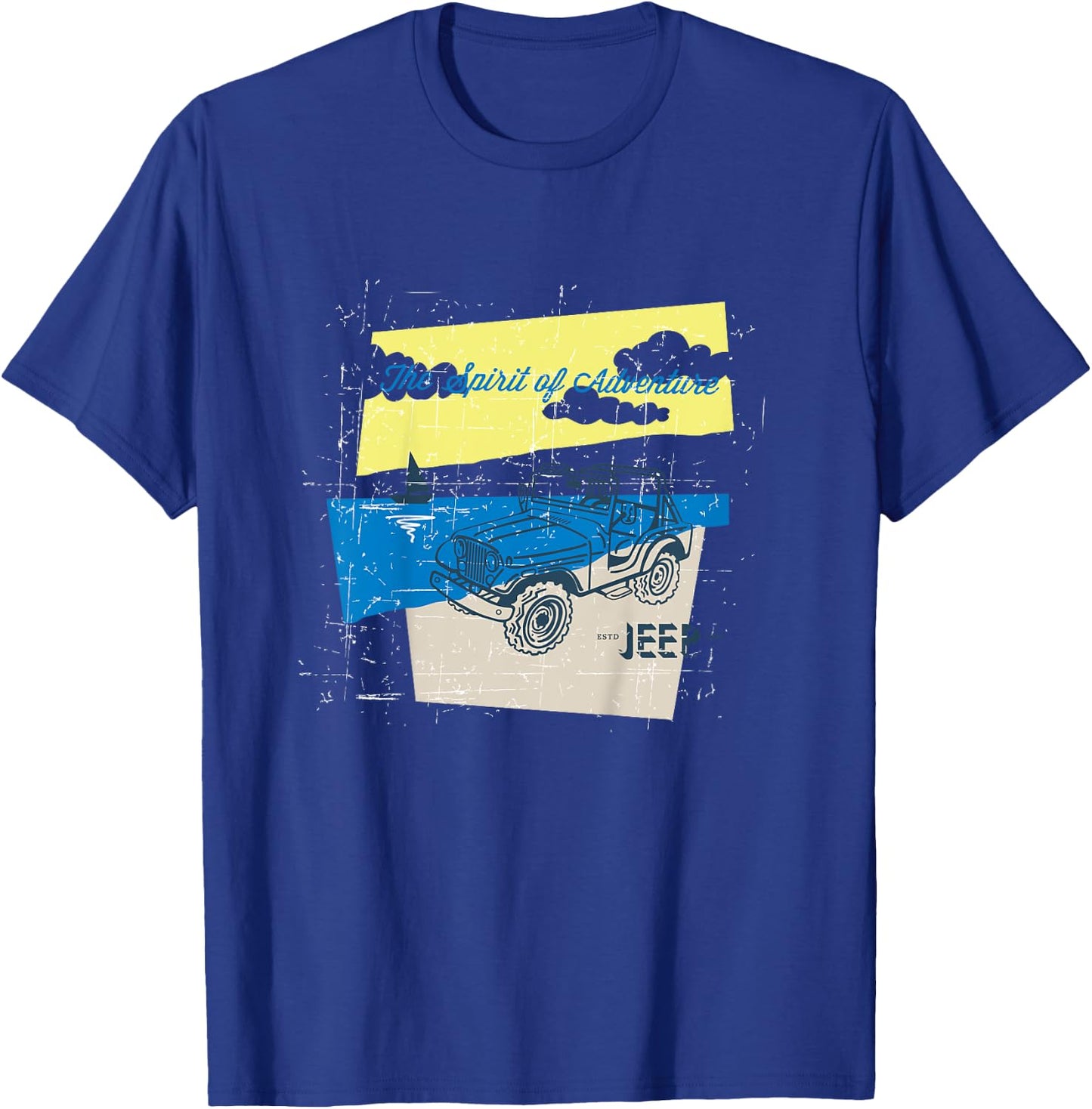 Kids Jeep Spirit of Adventure T-Shirt - T-Shirt | Royal