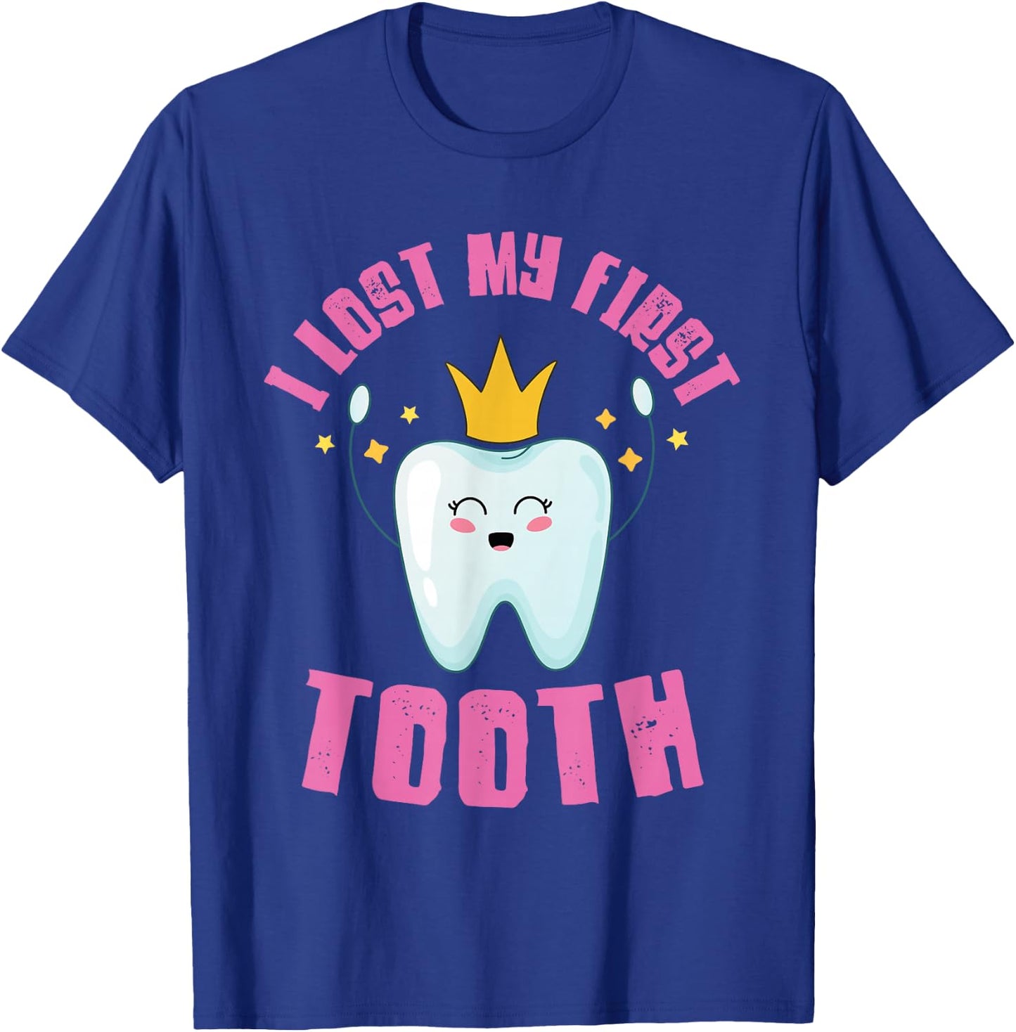 I Lost My First Tooth Teeth Out Children's Gift T-Shirt - T-Shirt | Royal