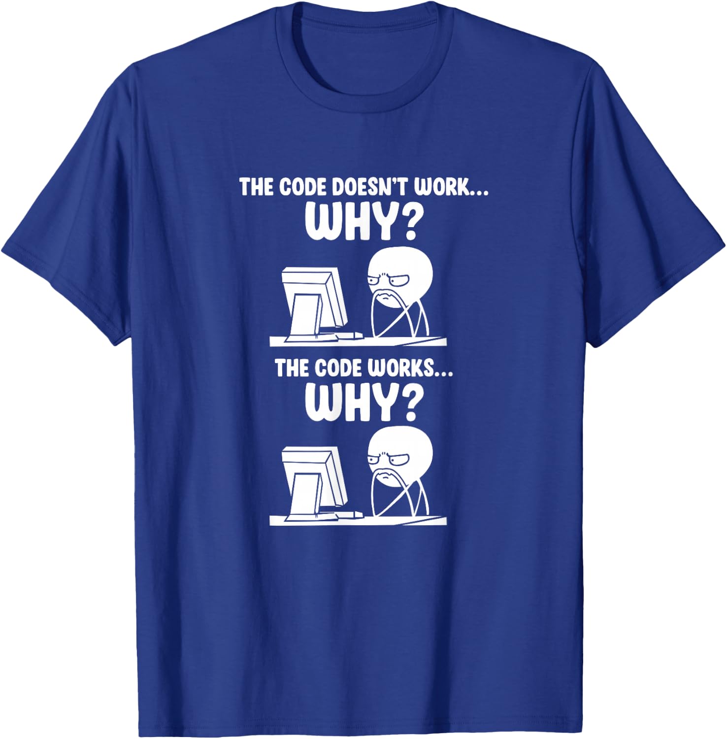 Computer Programmer Funny Programming Meme T-Shirt - T-Shirt | Royal