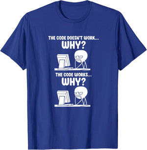 Computer Programmer Funny Programming Meme T-Shirt - T-Shirt | Royal