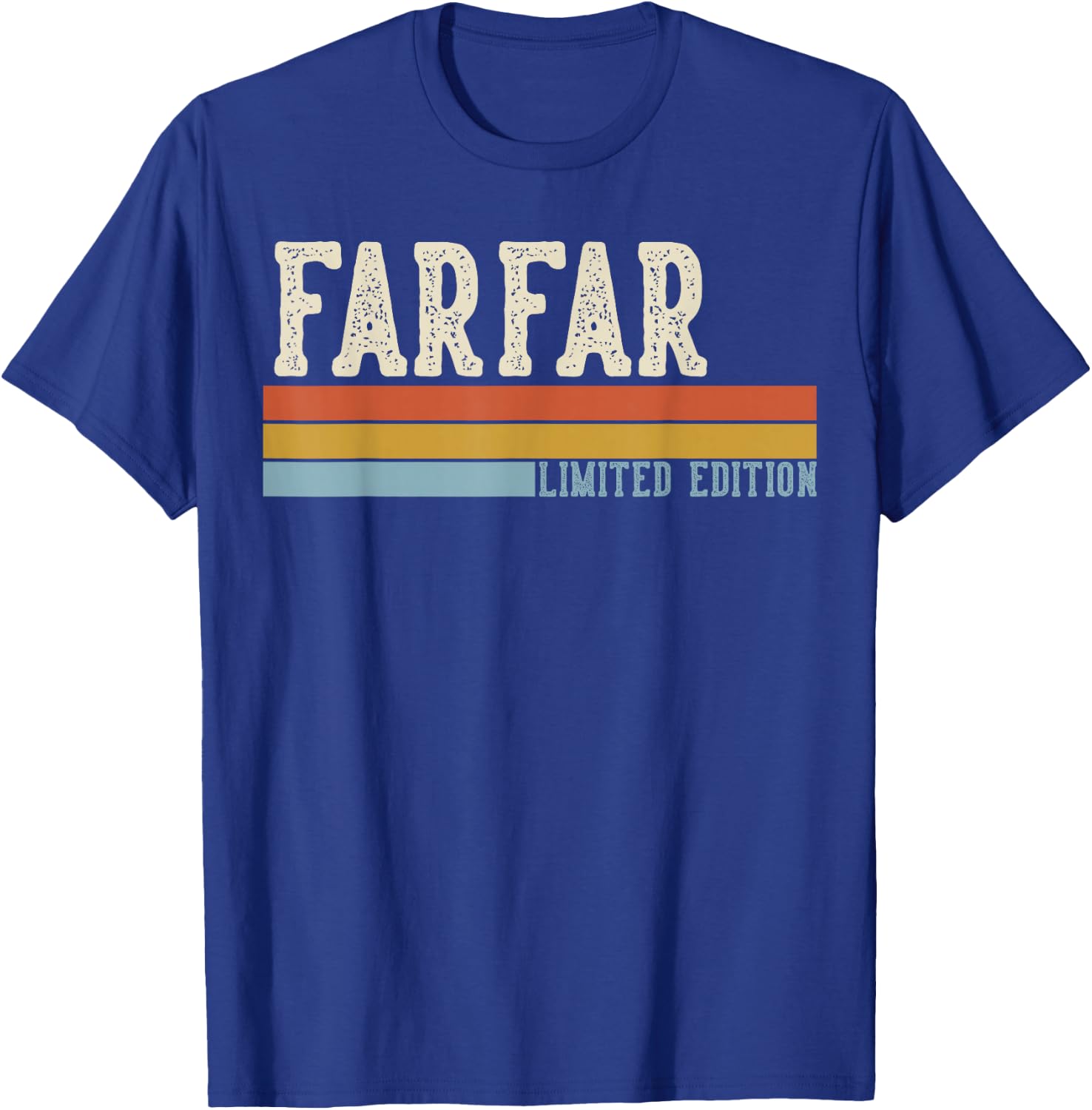 FARFAR Vintage Grandpa Retro Fathers Day T-Shirt - T-Shirt | Royal
