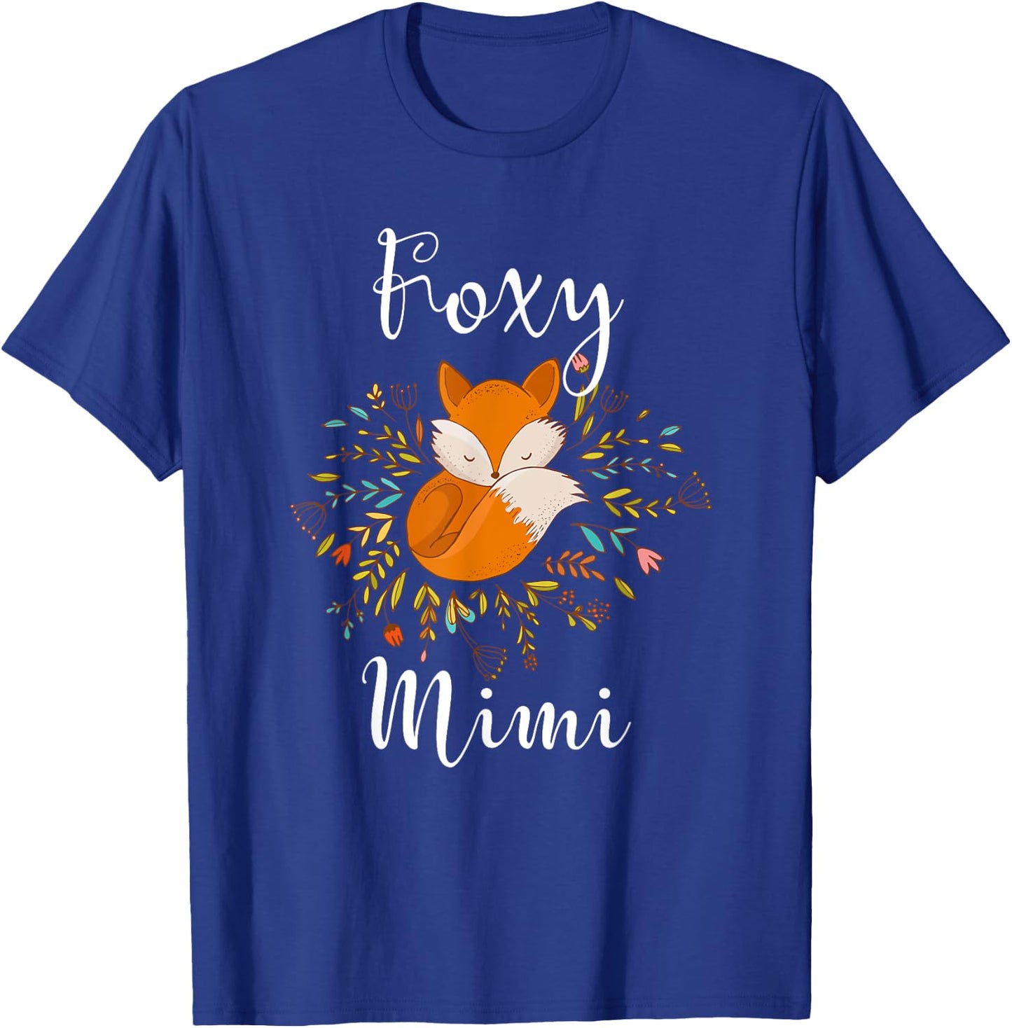 Foxy Mimi Grandmother Mother's Day Gift T-Shirt - T-Shirt | Royal