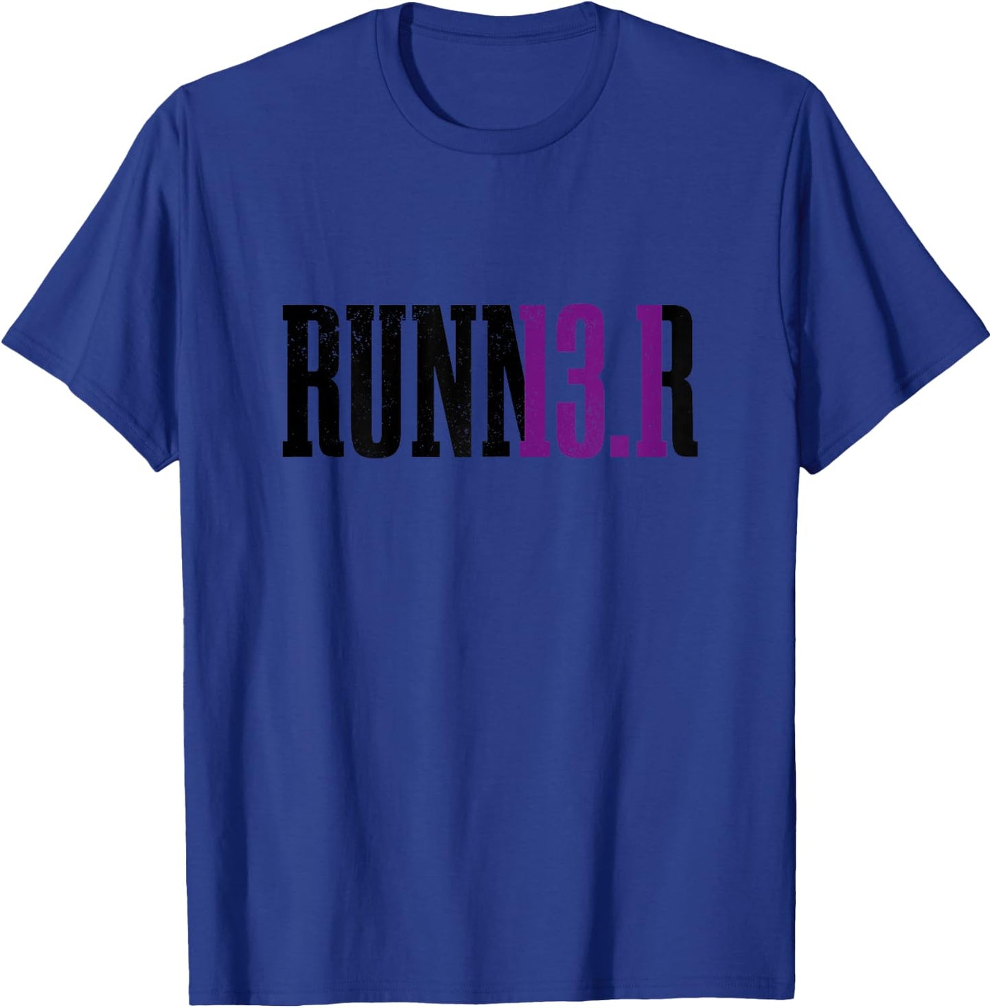 Runner Half Marathon 13.1 Miles Running Marathoner T-Shirt - T-Shirt | Royal