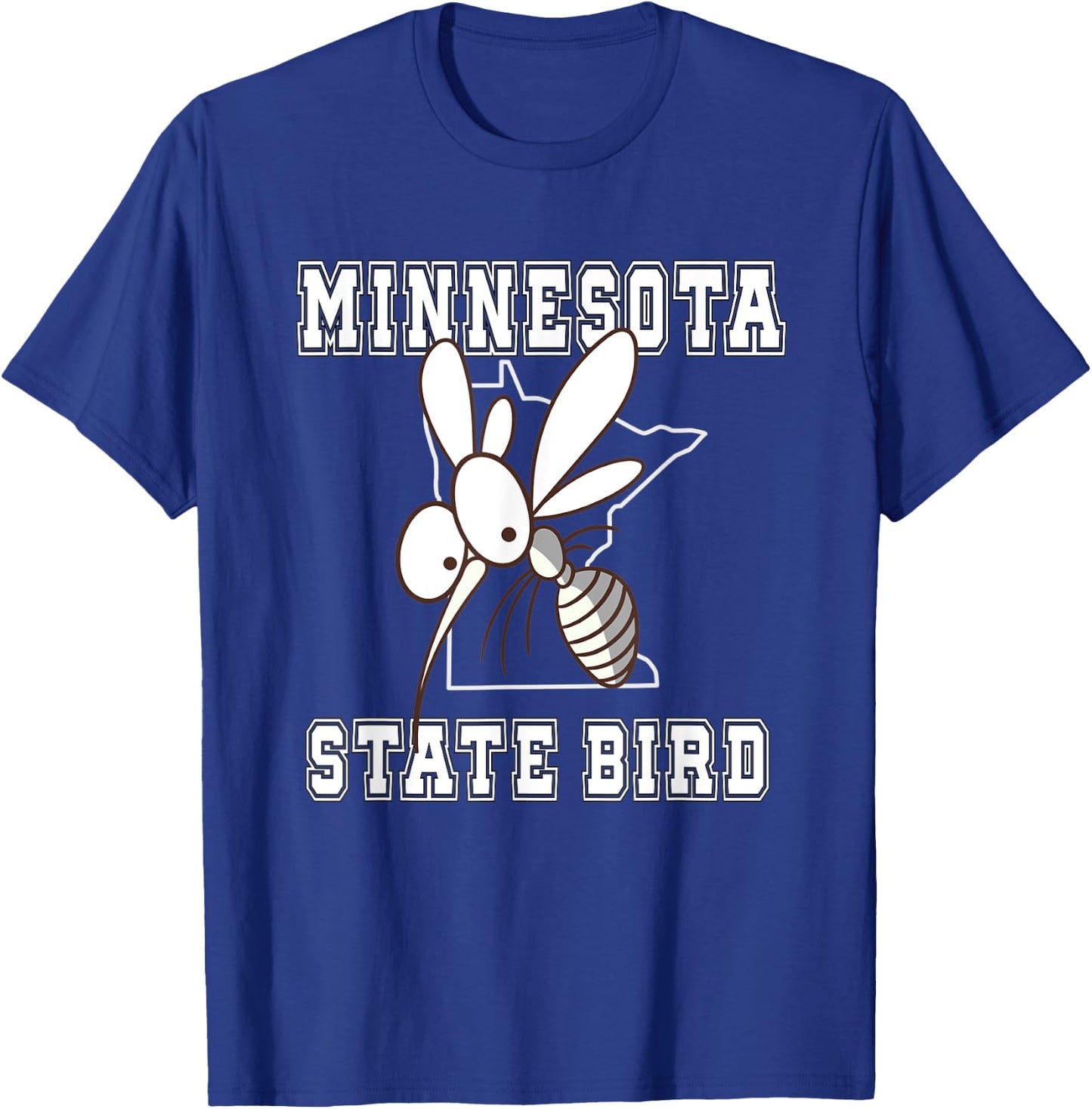 Minnesota State Bird Mosquitoes T-Shirt - T-Shirt | Royal