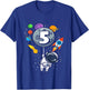 5th Birthday Astronaut 5 Year Old Birthday Boy T-Shirt - T-Shirt | Royal