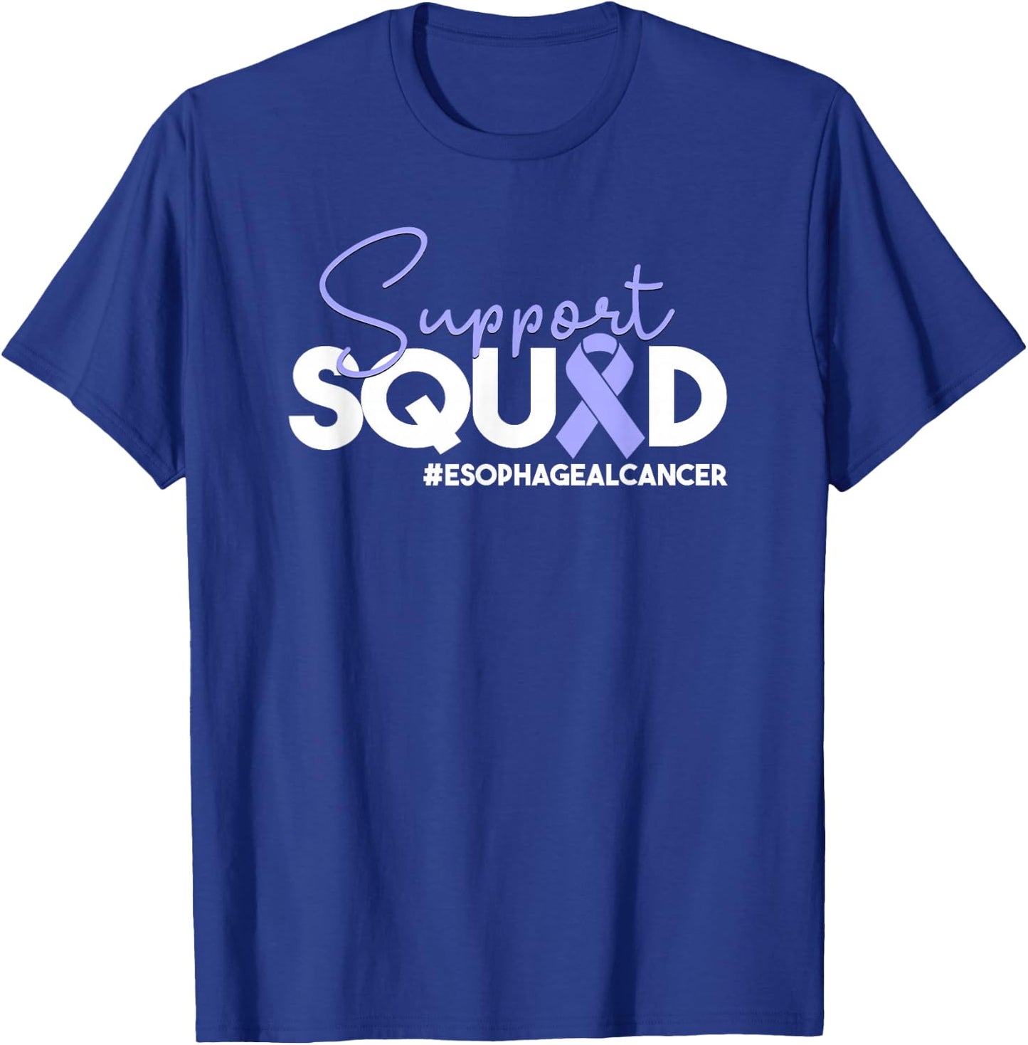 Esophageal Cancer Support Squad Periwinkle, Fundraiser T-Shirt - T-Shirt | Royal