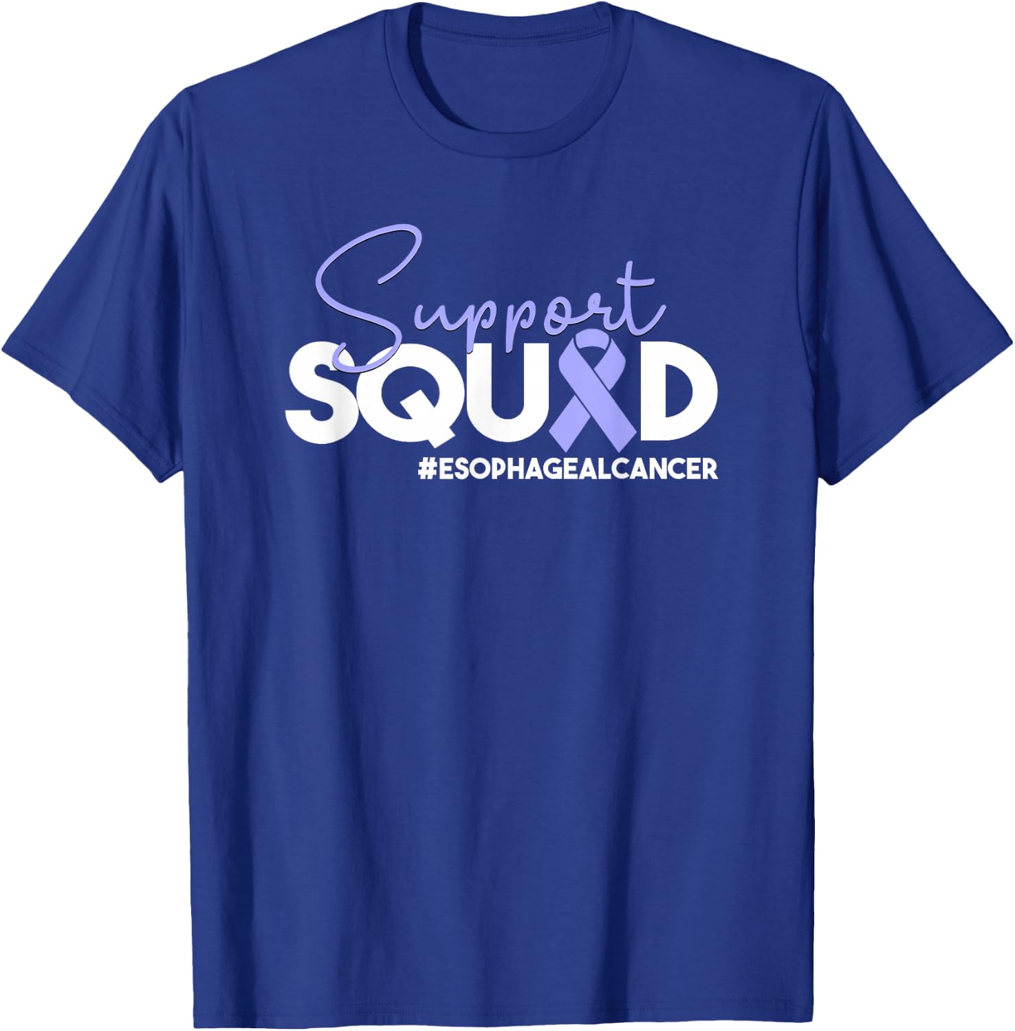 Esophageal Cancer Support Squad Periwinkle, Fundraiser T-Shirt - T-Shirt | Royal