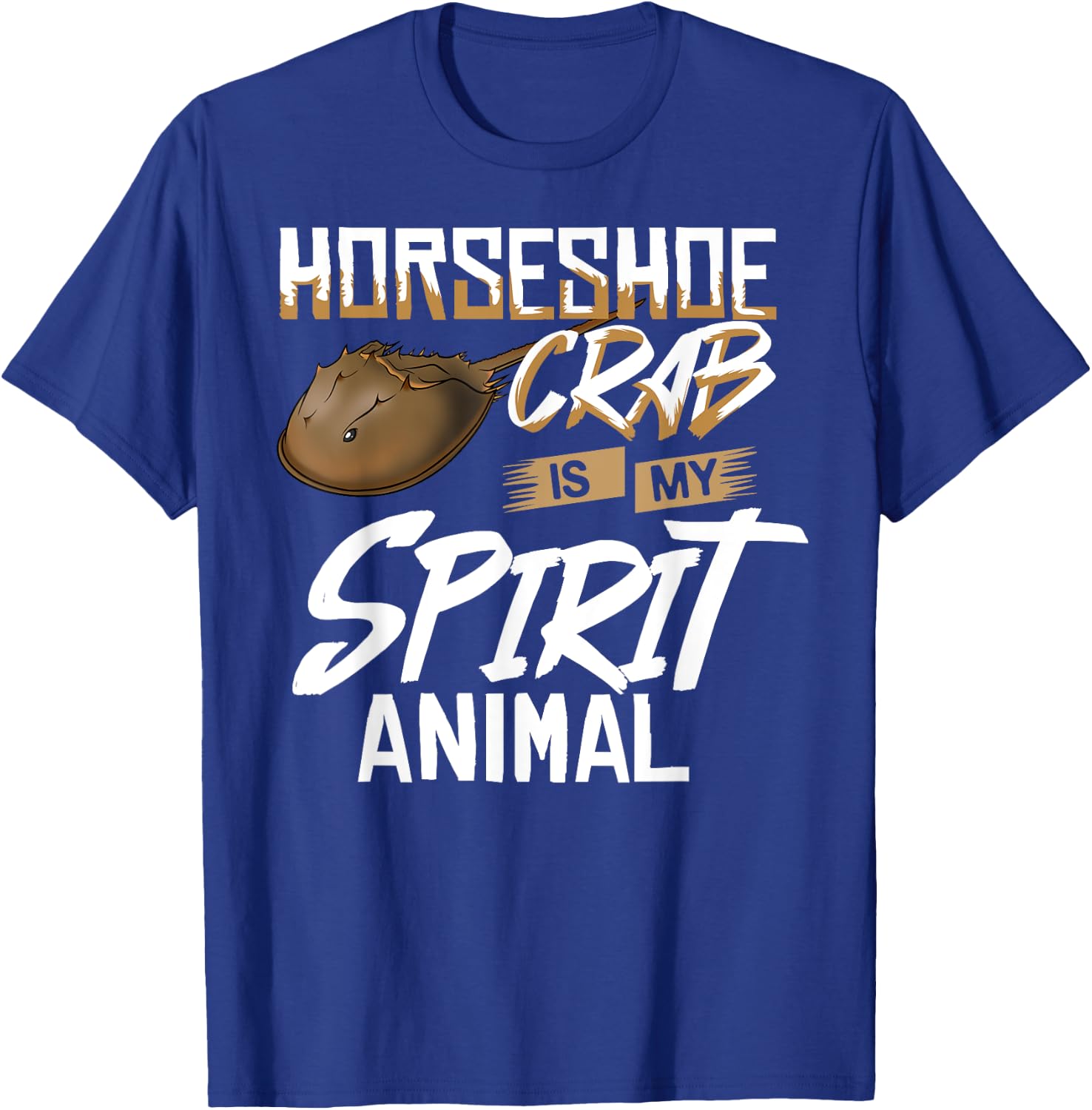 Horseshoe Crab Xiphosura Blood Eggs Fossil T-Shirt - T-Shirt | Royal