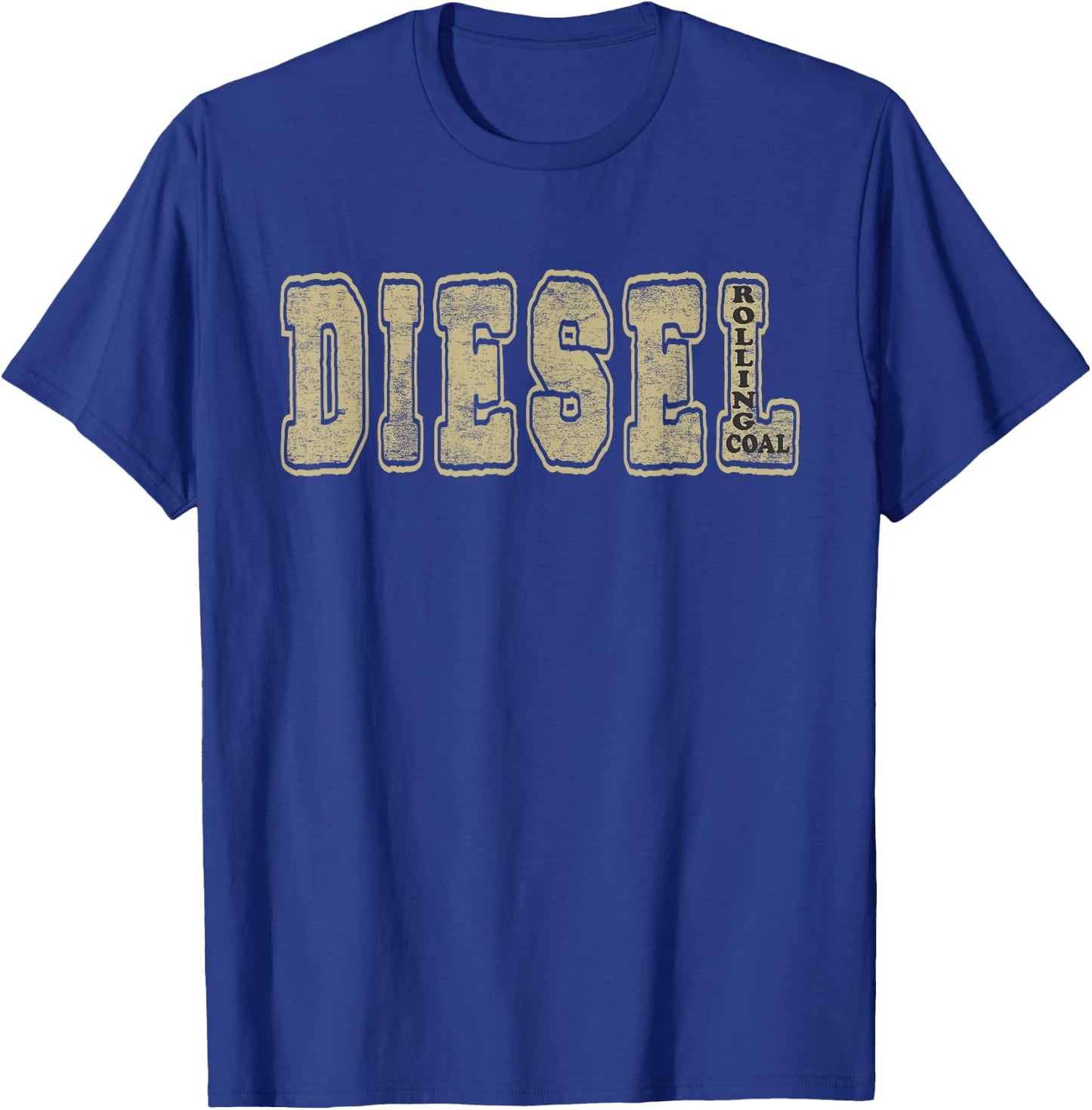Diesel Rolling Coal - Funny Diesel Truck T-Shirt - T-Shirt | Royal