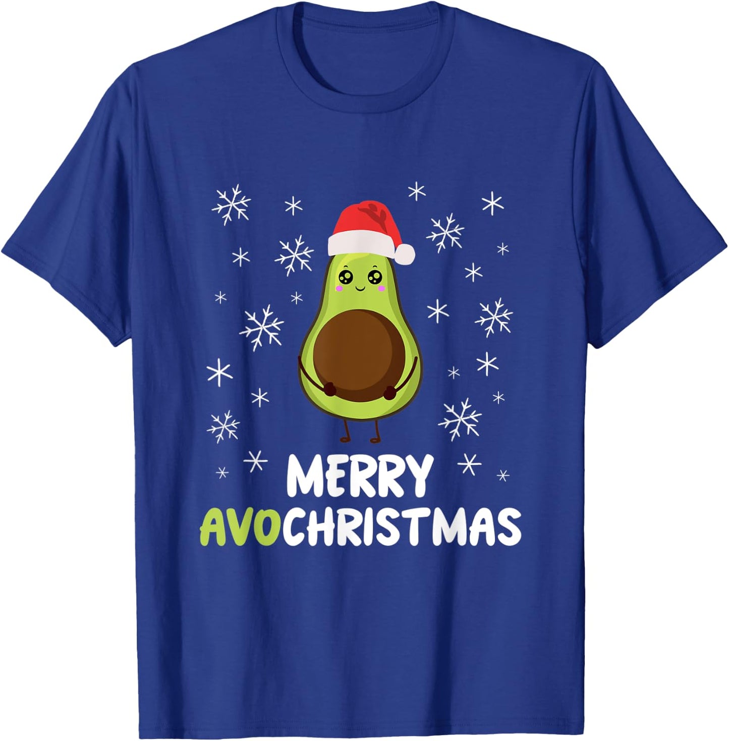 merry Avo christmas Merry Christmas Avocado Vegan T-Shirt - T-Shirt | Royal