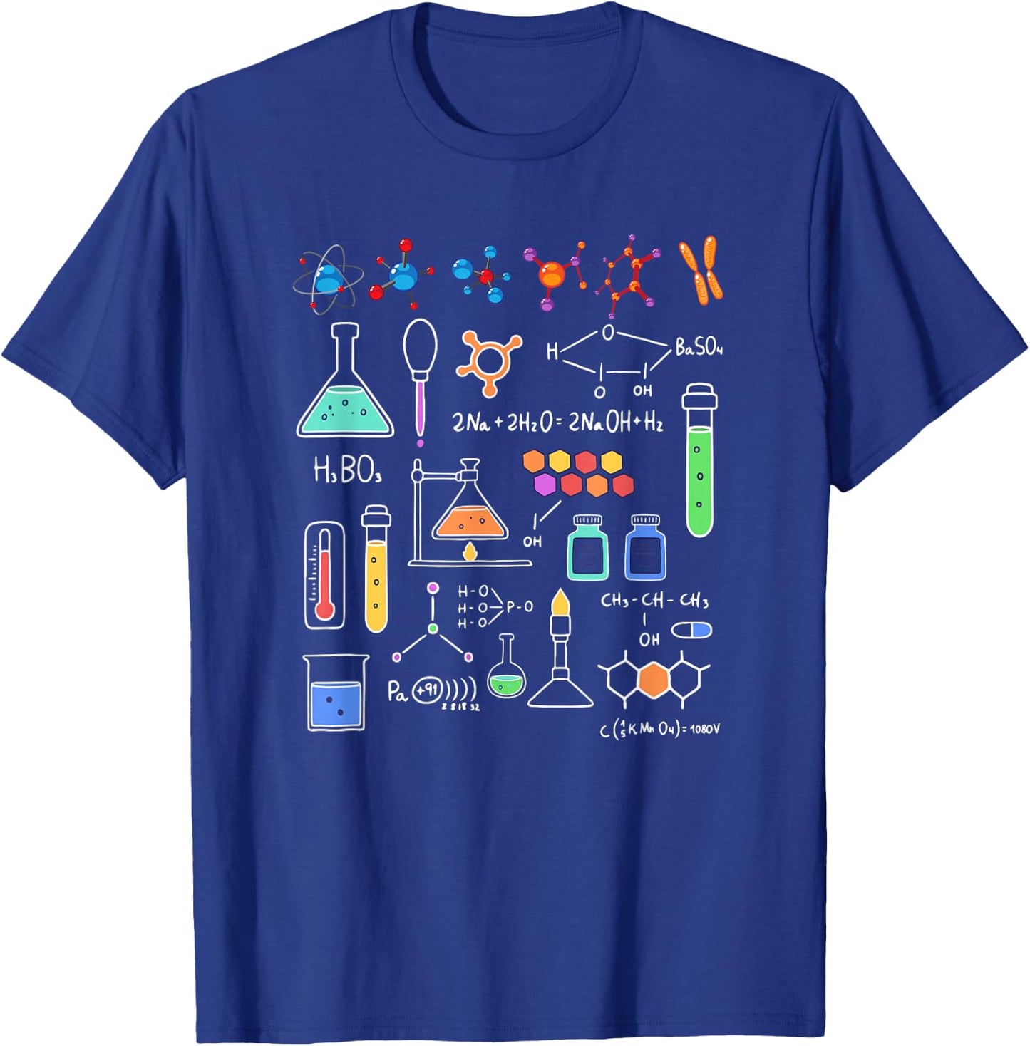 Physics Science Maths Chemistry Nerd Gift T-Shirt - T-Shirt | Royal