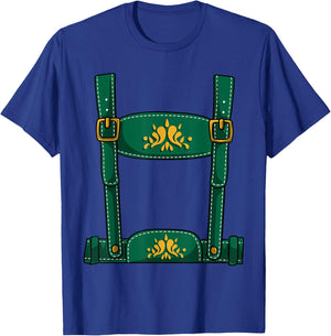 Oktoberfest Lederhosen Halloween Costume T-Shirt - T-Shirt | Royal