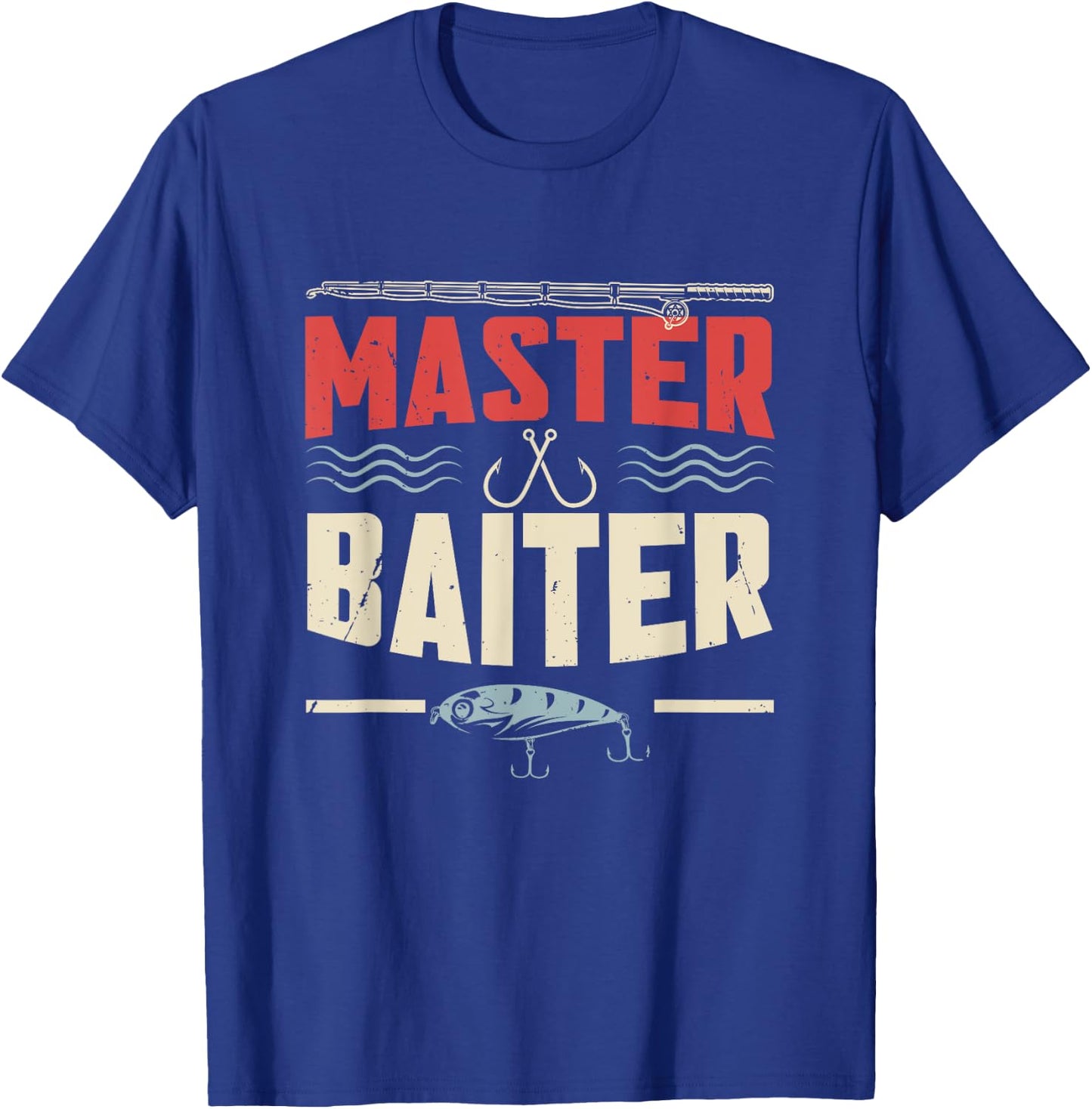 Master Baiter | Fishing T-Shirt - T-Shirt | Royal