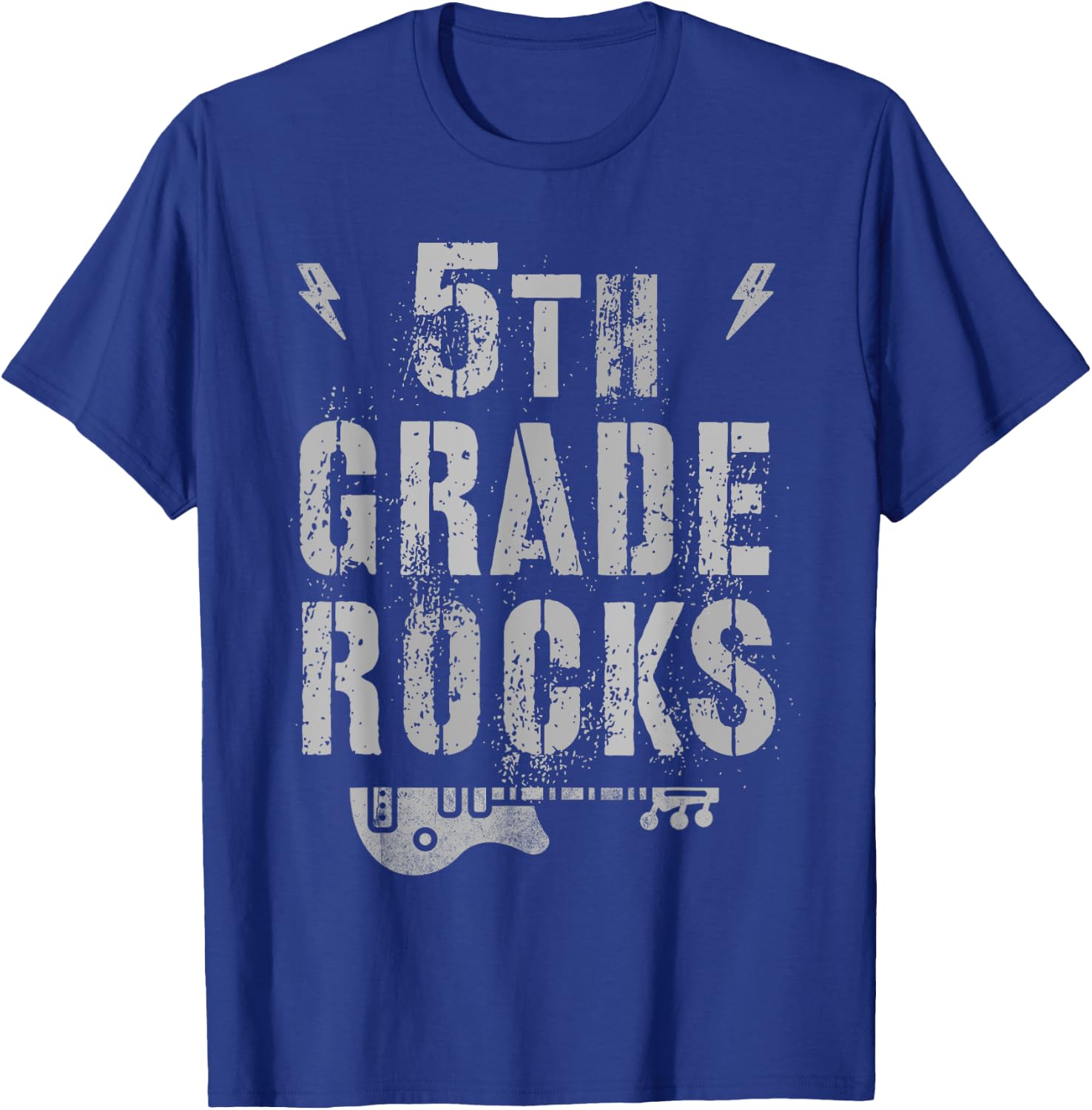 5th GRADE ROCKS Teacher FIFTH Grader Team Rock The Test Women Kids T-Shirt - T-Shirt | Royal