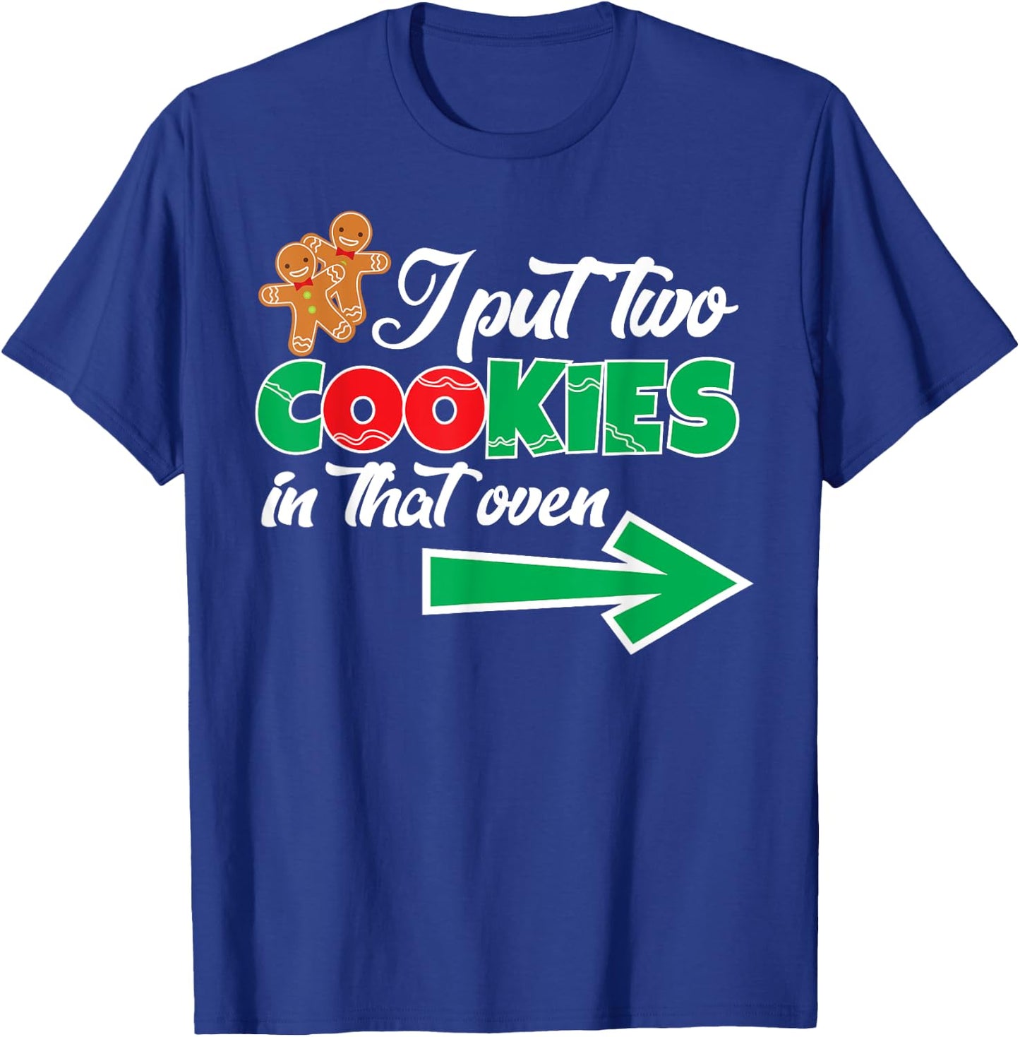 Christmas Twins Expecting Dad Pregnant Wife T-Shirt - T-Shirt | Royal