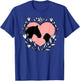 Pretty Horse and Heart for Girls and Women Who Love Horses T-Shirt - T-Shirt | Royal