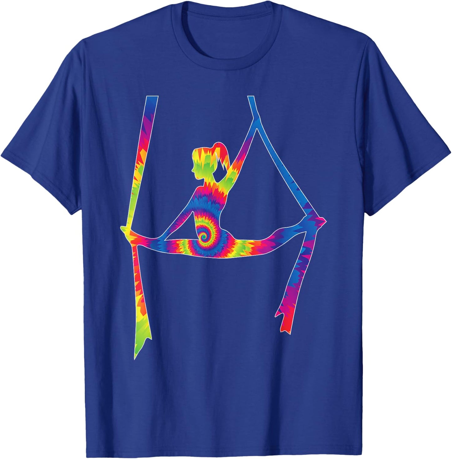 Aerial Silks Dancer Trapeze Aerialist Air Yoga Acrobatics T-Shirt - T-Shirt | Royal