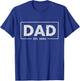 Dad Est. 2004 Father's Day Best Dad T-Shirt - T-Shirt | Royal