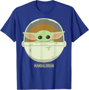 Star Wars The Mandalorian The Child Bassinet Portrait T-Shirt - T-Shirt | Royal