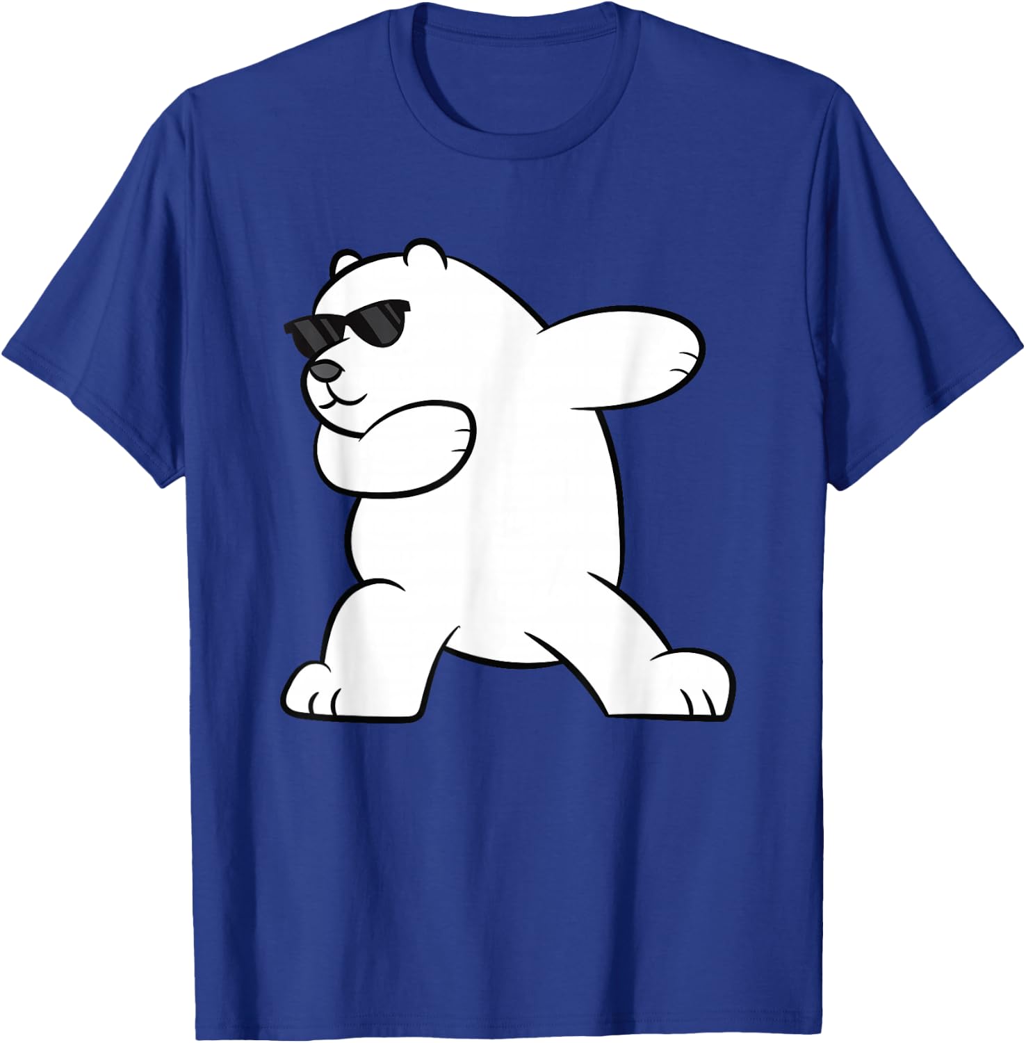 Ice Bear Dabbing Arctic Cute Dabbing Polar Bear T-Shirt - T-Shirt | Royal