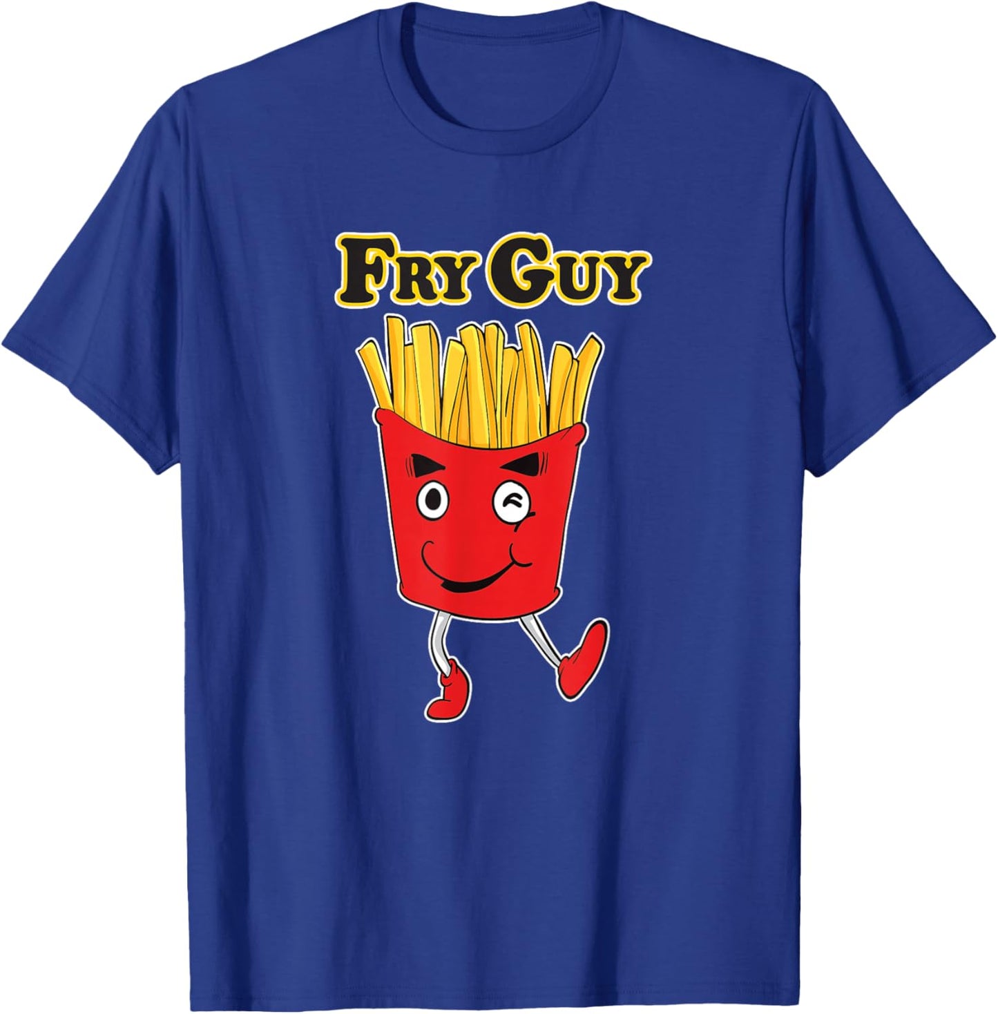 Fry Guy Logo T-Shirt - T-Shirt | Royal