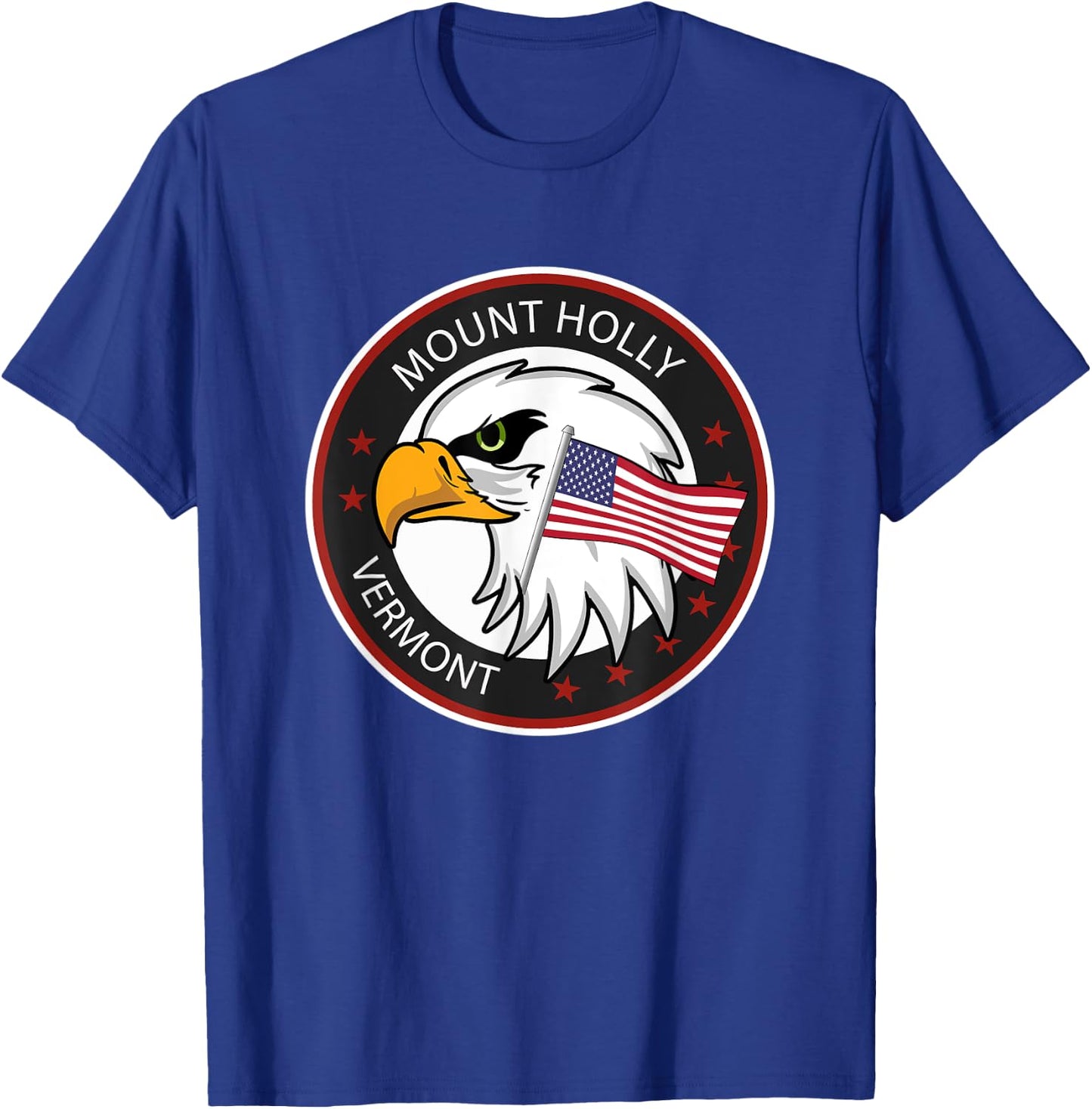 Mount Holly VT Vermont T-Shirt - T-Shirt | Royal