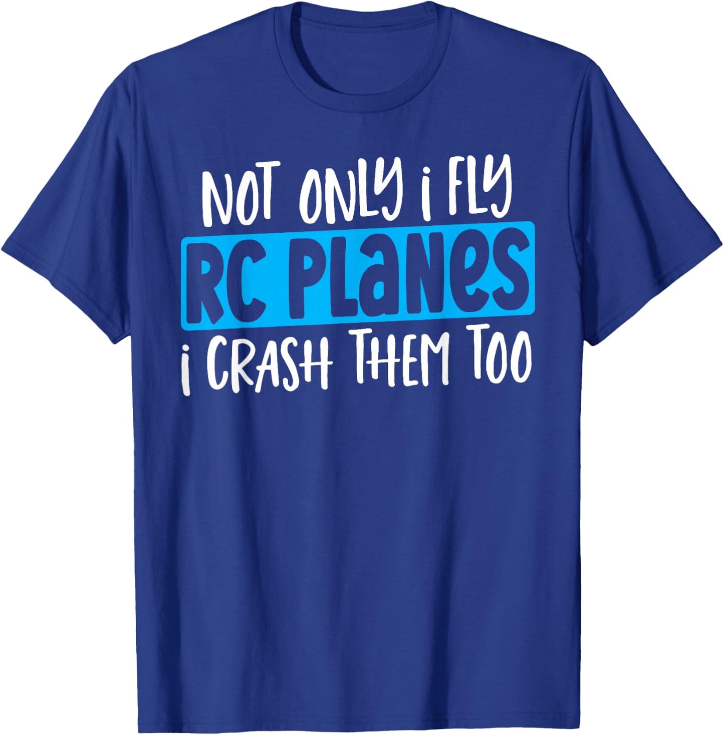 RC Airplane Model Airplane Aviation RC Plane T-Shirt - T-Shirt | Royal