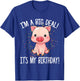 I'm A Big Deal It's My Birthday Funny Birthday with Pig T-Shirt - T-Shirt | Royal