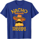 Nacho Average Reese Personalized Name Funny Taco T-Shirt - T-Shirt | Royal