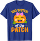 Big Sister of The Patch Pumpkin Halloween Family Matching T-Shirt - T-Shirt | Royal