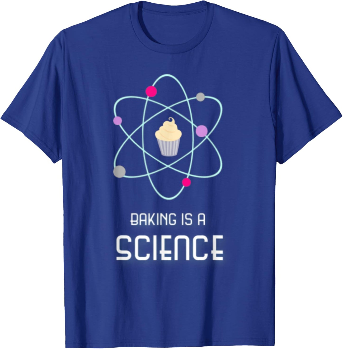 Baking is a Science Fun Graphic T-Shirt - T-Shirt | Royal
