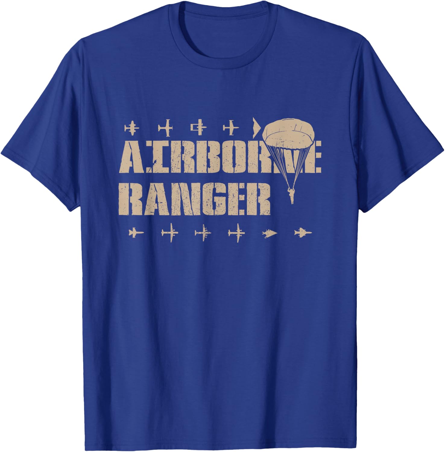 Airborne Ranger Paratrooper Army T-Shirt - T-Shirt | Royal