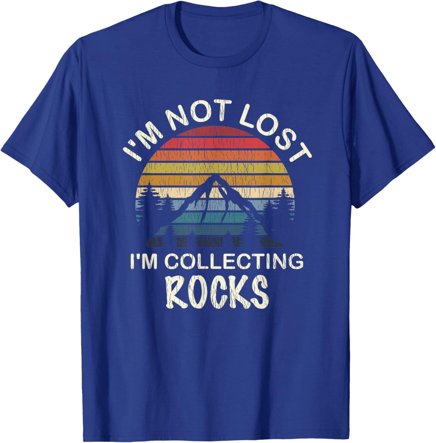 Rock Collecting Shirt - Geologist Gifts - Rock Collector T-Shirt - T-Shirt | Royal