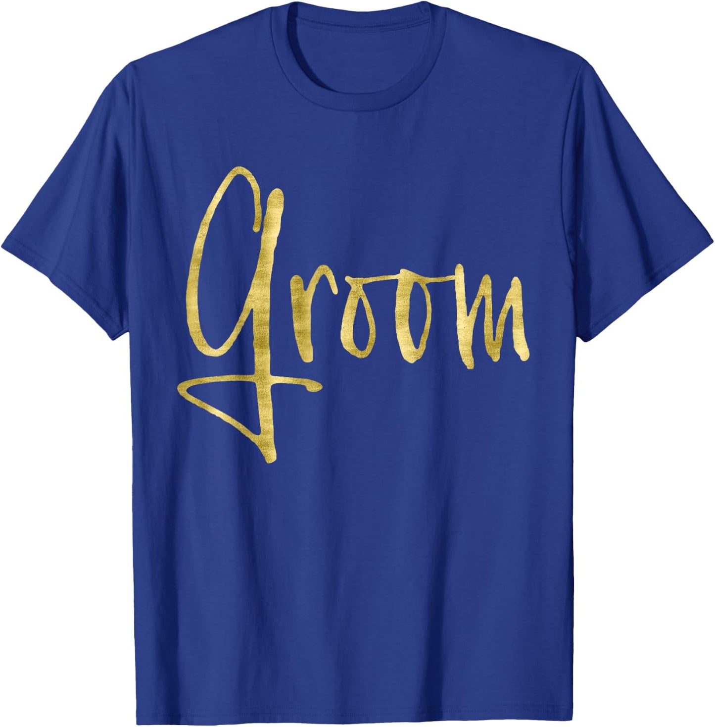 Groom Shirt For Bachelor Party Dark Yellow T-Shirt - T-Shirt | Royal