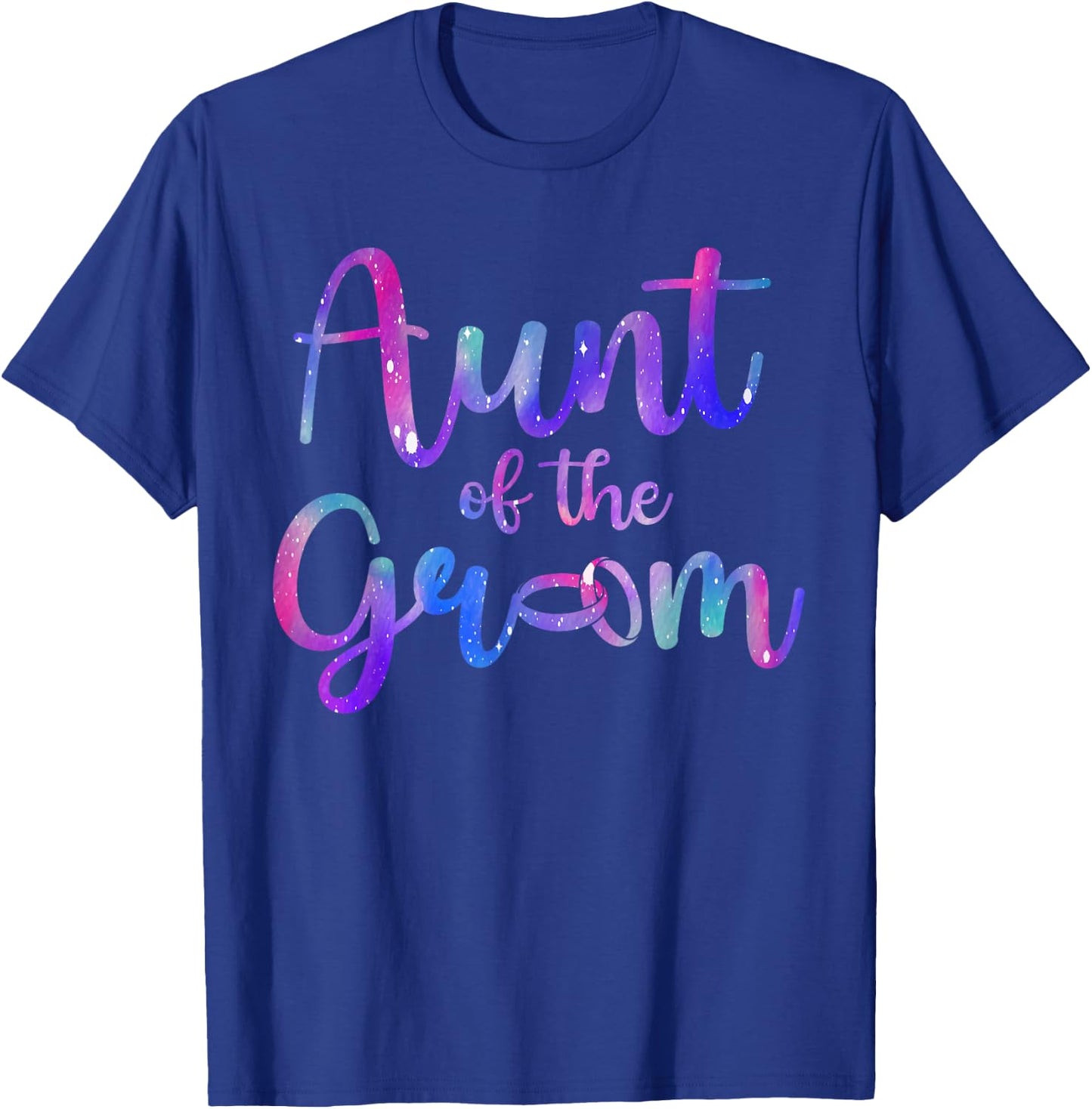 Aunt of The Groom Aunt Proud Groom's Aunt T-Shirt - T-Shirt | Royal