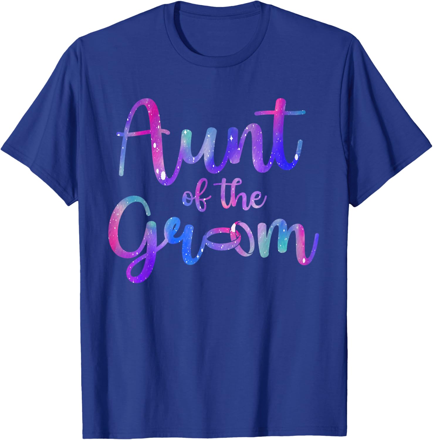 Aunt of The Groom Aunt Proud Groom's Aunt T-Shirt - T-Shirt | Royal