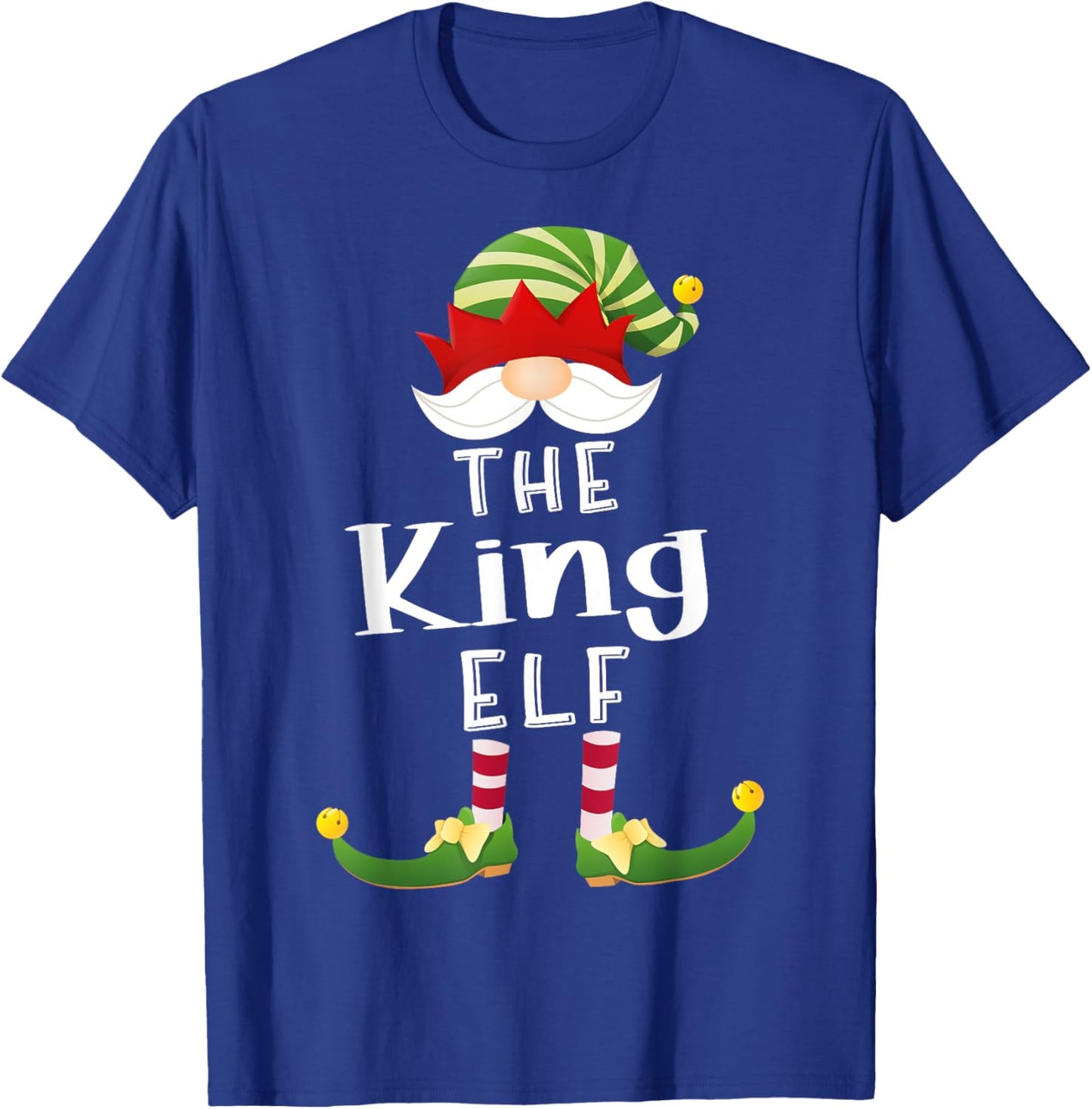 King Elf Group Christmas Funny Pajama Party T-Shirt - T-Shirt | Royal