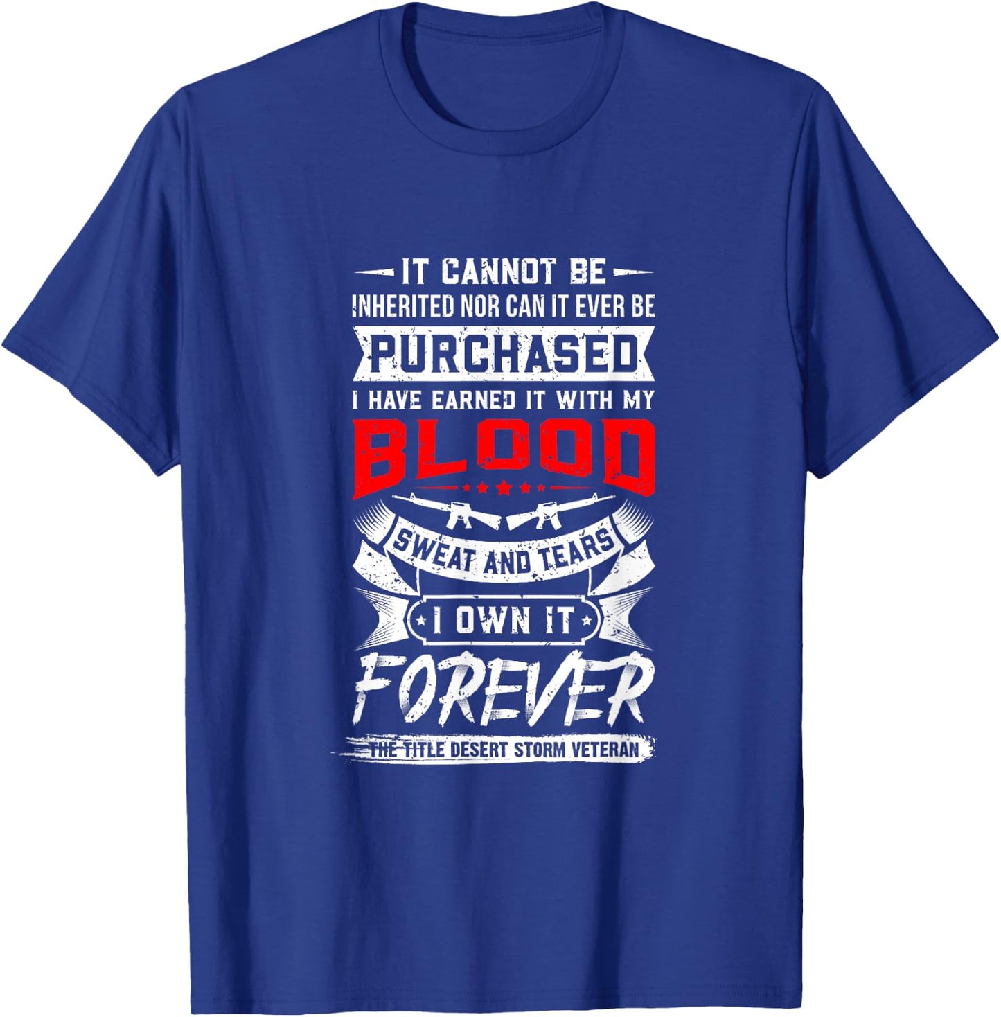 Desert Storm Veteran T-Shirt - T-Shirt | Royal
