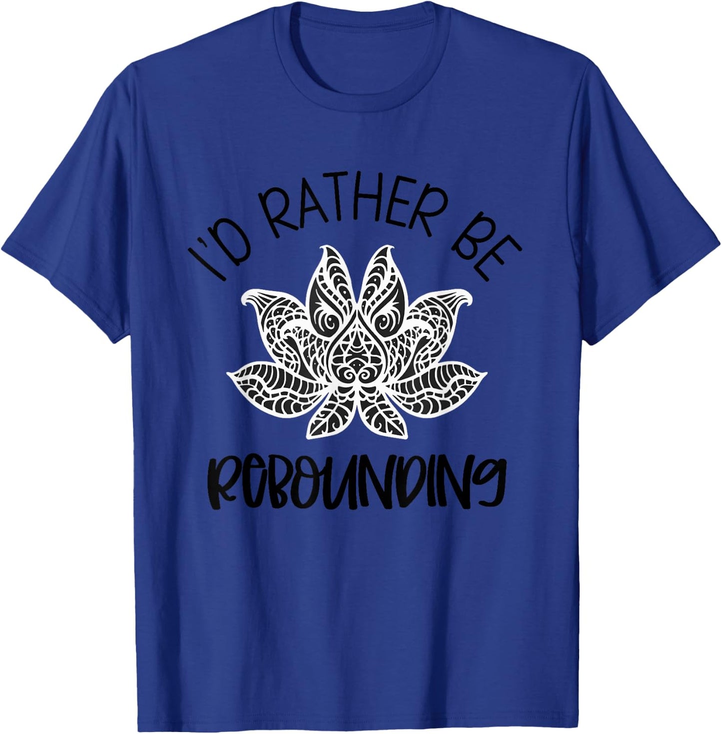 Myofascial Release Rebounding MFR Massage Therapy Lotus T-Shirt - T-Shirt | Royal