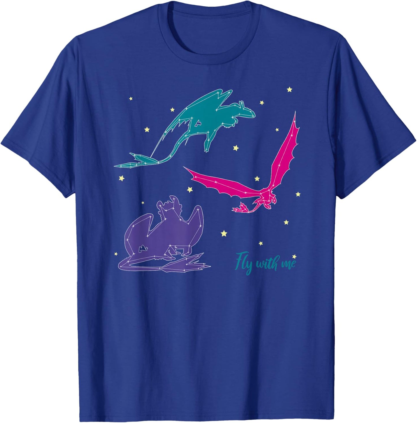 How to Train Your Dragon 3 Hidden World Fly with Me T-Shirt - T-Shirt | Royal