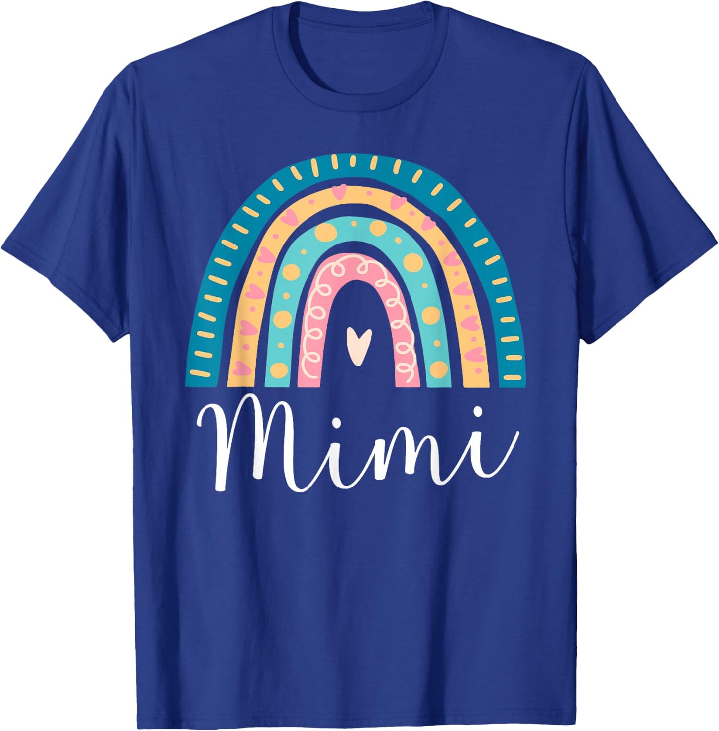 Mimi Rainbow Gifts for Grandma Family Matching Birthday T-Shirt - T-Shirt | Royal