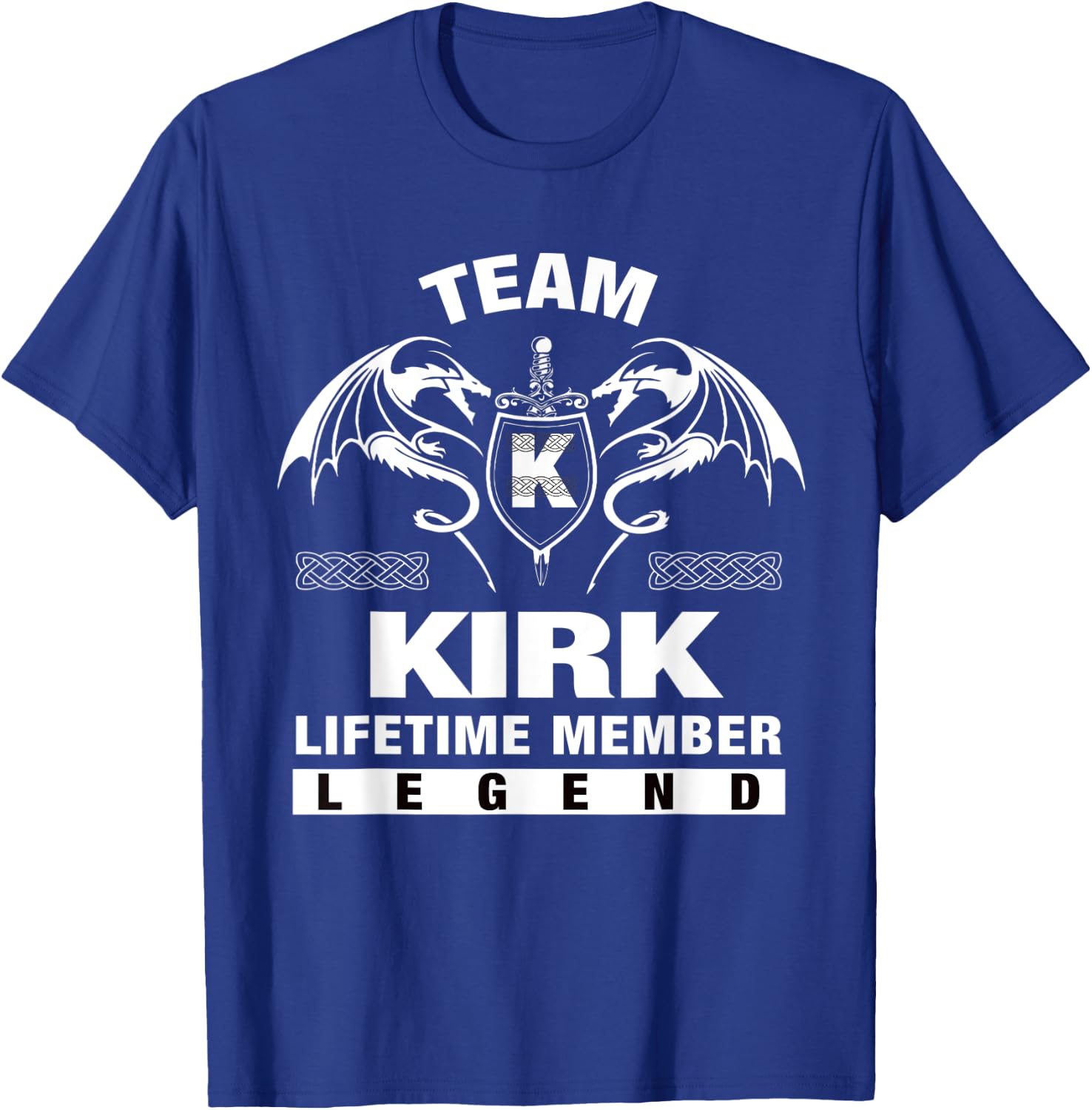 Team KIRK Lifetime Member Gifts T-Shirt - T-Shirt | Royal