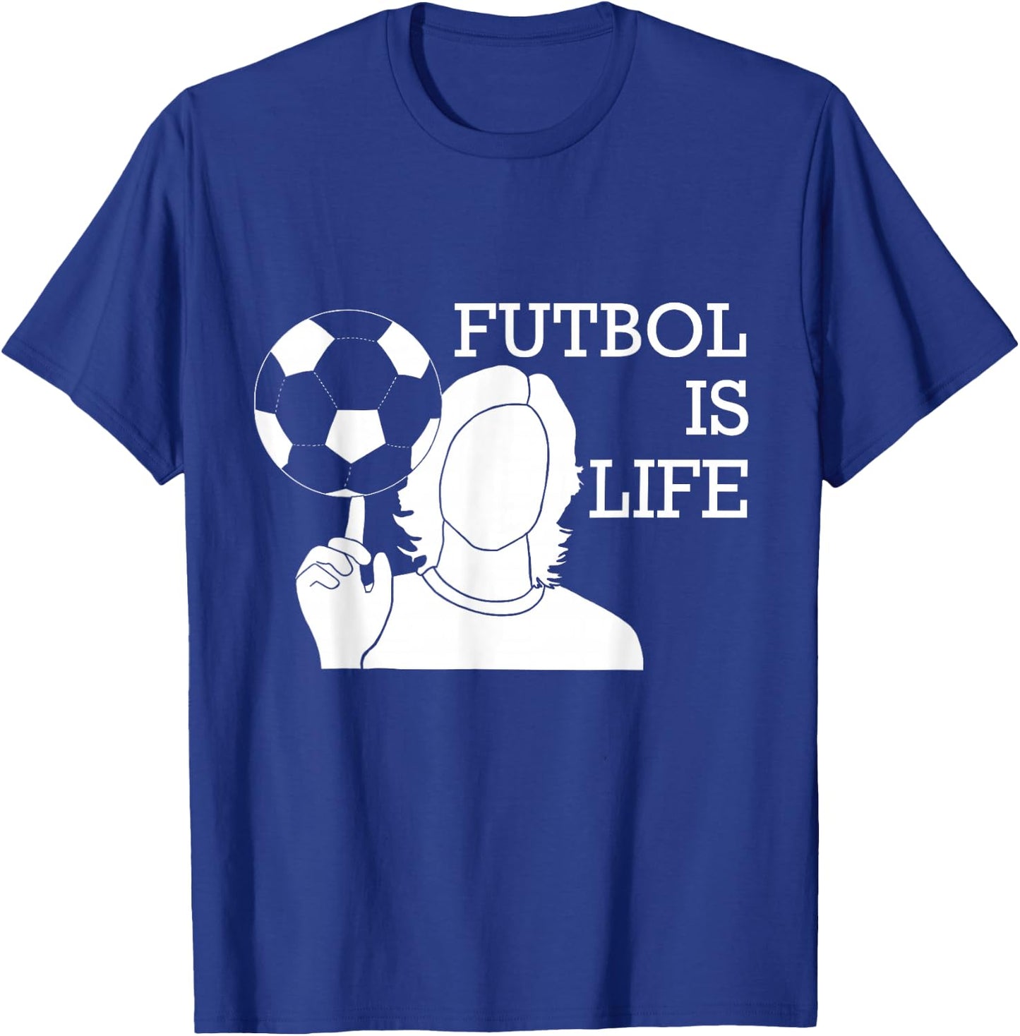Futbol Is Life T-Shirt - T-Shirt | Royal